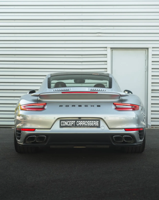 Porsche 911 Turbo 991.2 – réfection pare-chocs avant et capot